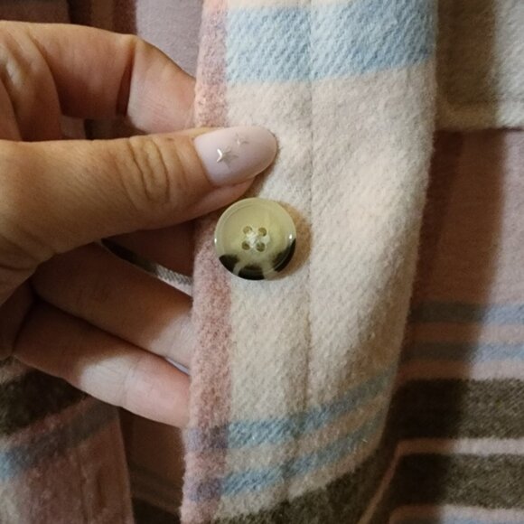 BARBIE Pink Flannel Shirt/ Jacket - Picture 3 of 7